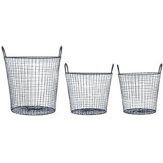 Lot de 3 Paniers Wire