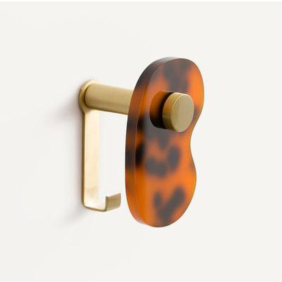 Lot de 3 patères en acétate teinté, Paula