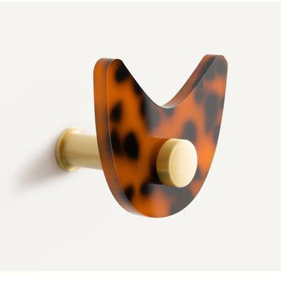 Lot de 3 patères en acétate teinté, Paula