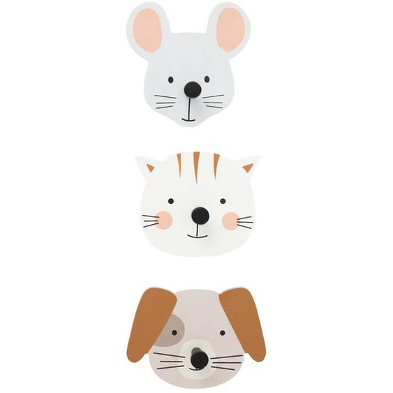 Lot De 3 Patères Enfants - Adoni Multicolore