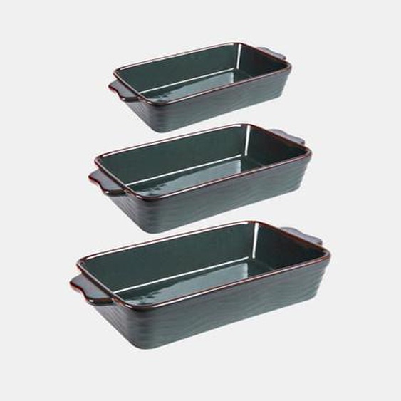 Lot de 3 plats à four