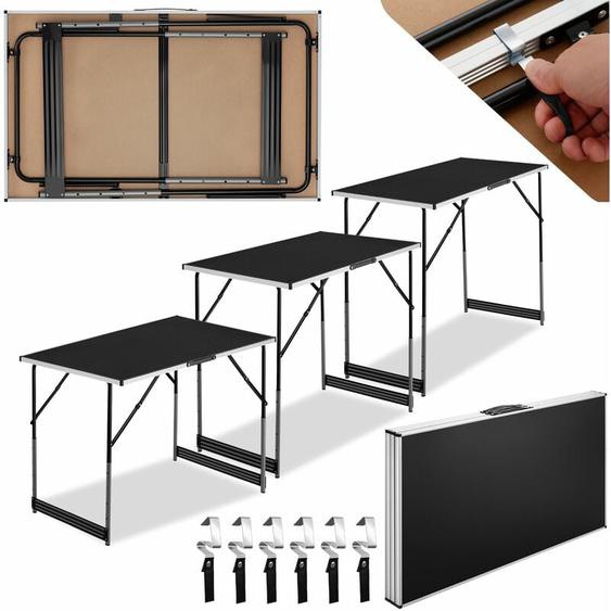 No Brand - Lot de 3 tables à tapisser pliable Hauteur réglable en 4 niveaux