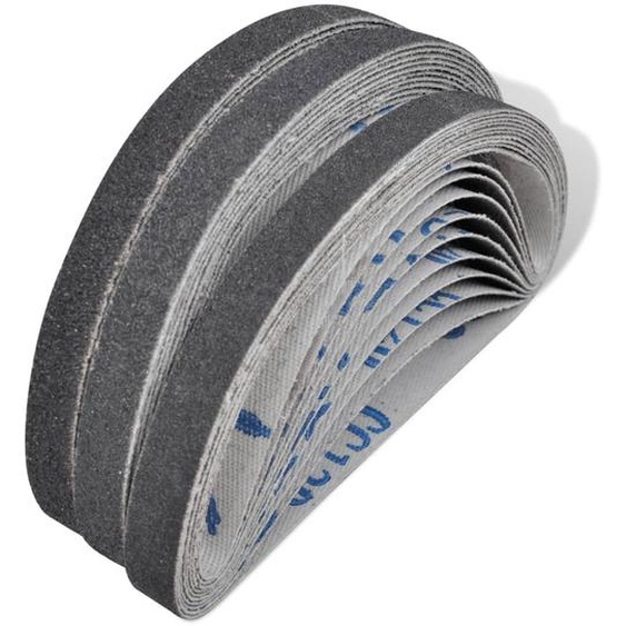 Lot de 30 courroies abrasives pour ponceuse à bande pneumatique