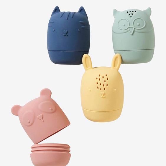 Lot de 4 aspergeurs animaux multicolore