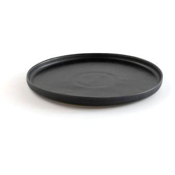 Lot de 4 assiettes plates en grès émaillé Perrot