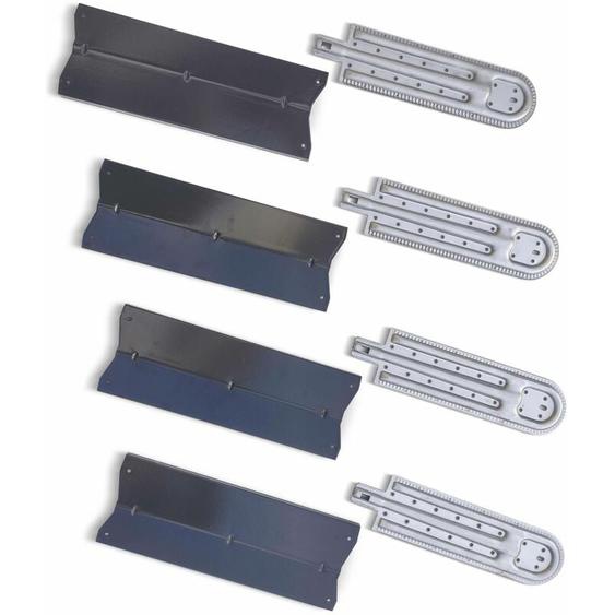 Sweeek - Lot de 4 brûleurs et 4 diffuseurs pour barbecue richelieu. dartagnan et rochefort