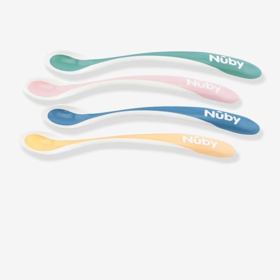Lot de 4 cuillères bébé thermosensibles aléatoire