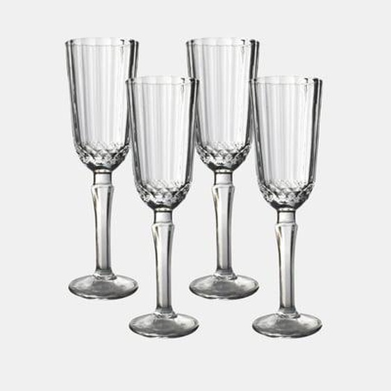 Lot de 4 flûtes à champagne
