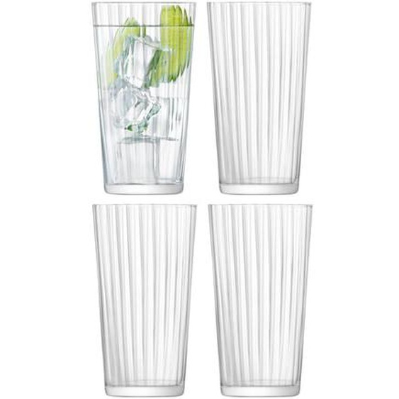 Lot de 4 gobelets - Gio Line - 32 cl - Transparent