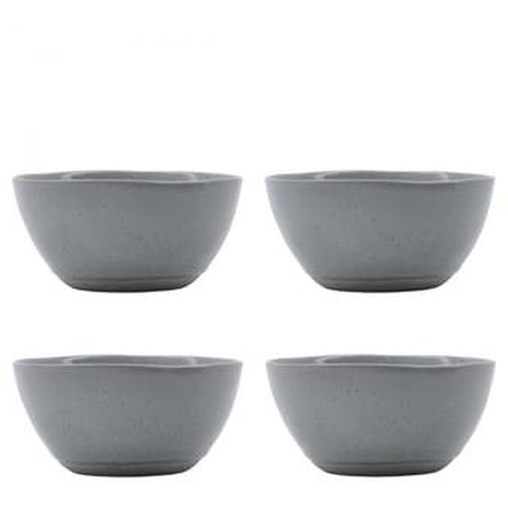 Lot de 4 grands bols en grès Vida