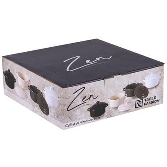 Lot de 4 mini-cocottes