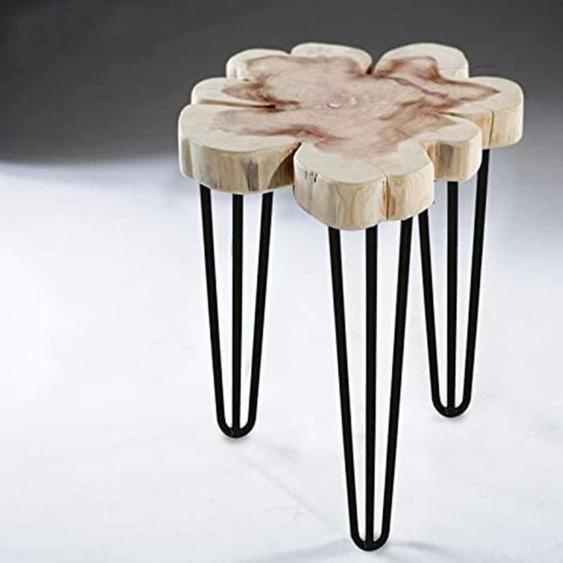 Lot de 4 pieds de table en épingle - Kangfun - Hauteur 30 cm - Acier massif - Design industriel