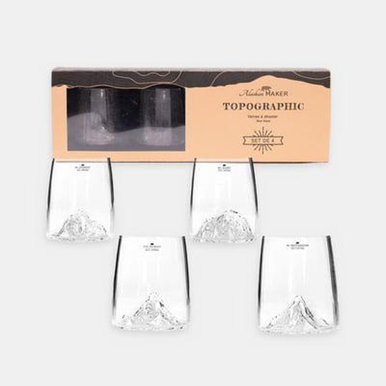 Lot de 4 verres à shooters