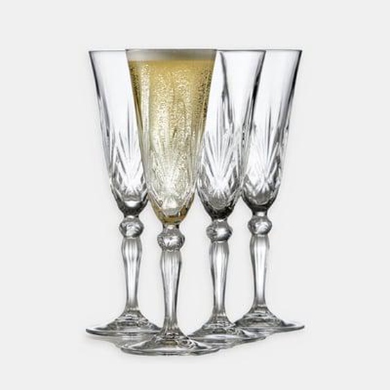 Lot de 4 verres de champagne