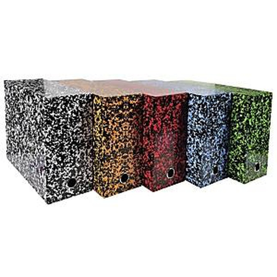 Lot de 5 - EXACOMPTA Boite transfert Dos 120mm ANNONAY - Couleurs assorties