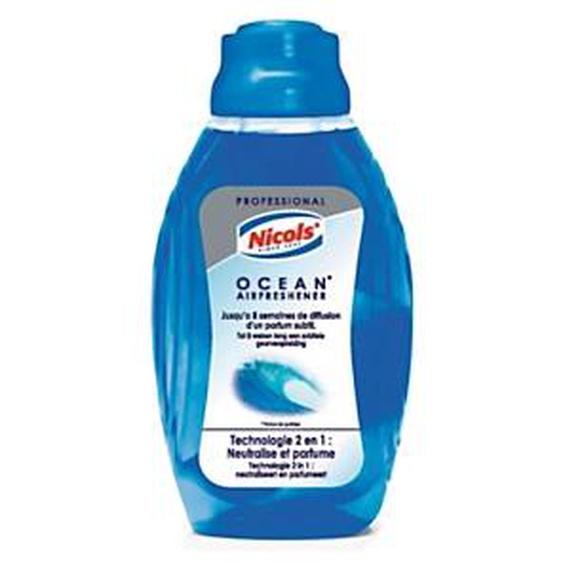 Lot de 5 - Nicols Dédorisant flacon mèche - Parfum océan - 375 ml