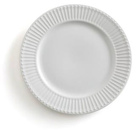 Lot de 6 assiettes plates en porcelaine, Jewely