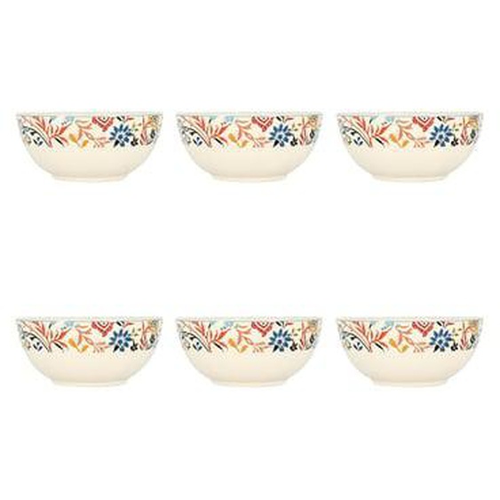 Lot de 6 bols jaipur en gres
