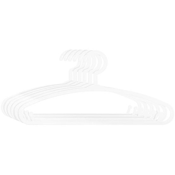 Lot De 6 Cintres Enfant Blanc