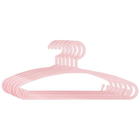 Lot De 6 Cintres Enfant Rose