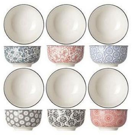 LOT DE 6 COUPELLES D13 CM H 7 CM DELIRIO - BILLIETS