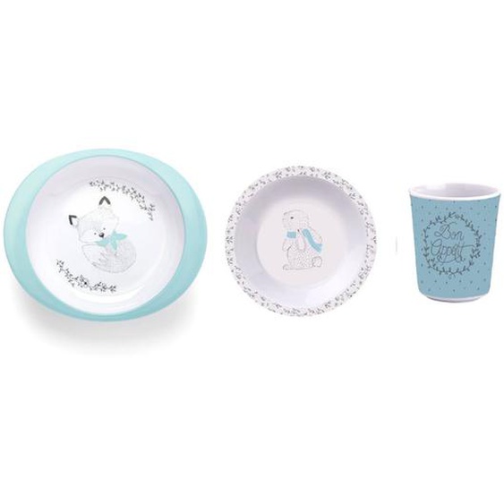 Lot Vaisselle Mélamine Bleu