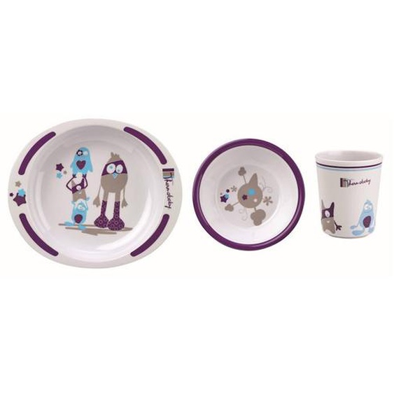 Lot Vaisselle Mélamine Violet