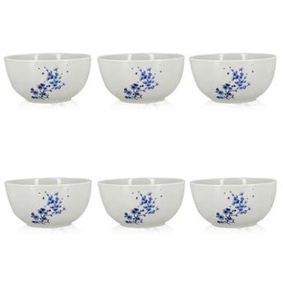 Lot6 bols centauree 45cl en porcelaine