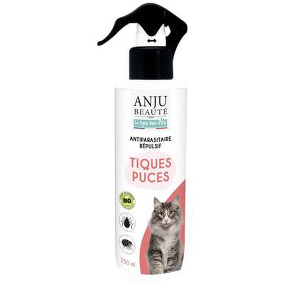 Lotion antiparasitaire répulsive pour chat 250 ml