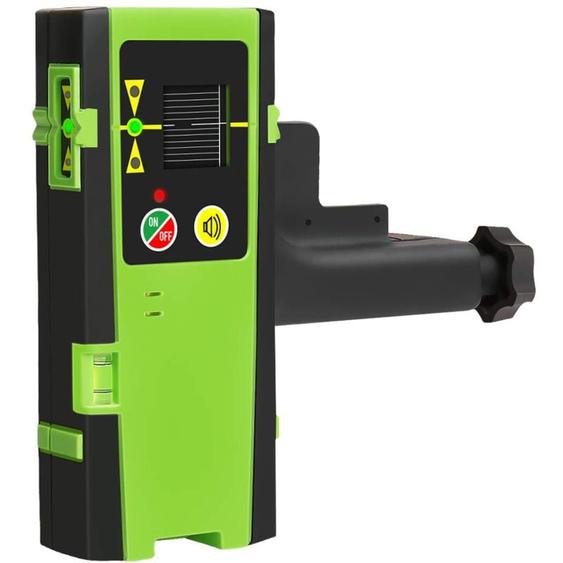 LR-6RG Détecteur Laser Pour Laser à Impulsions, Numérique Récepteur de Laser Vert et Rouge, Utiliser avec Lasers à Ligne Distance Jusquà 50-60m,