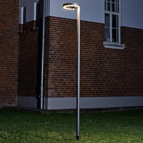 Lucande  dextérieur LED Jannis, anthracite, métal, 200cm JANNIS, noir, Aluminium, Moderne