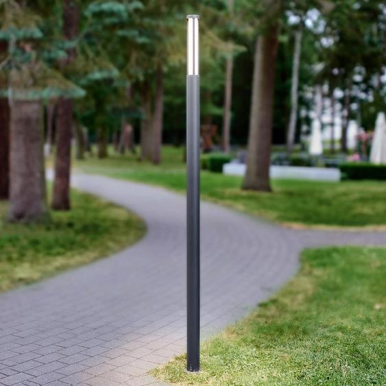 Lucande,  dextérieur LED Sidny, 220 cm, anthracite, IP54 Sidny Lucande, noir, Aluminium, Moderne