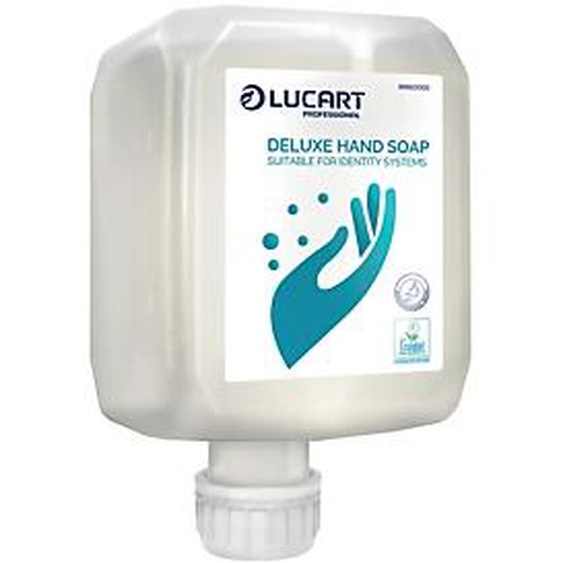 LUCART Cartouches savon mains Deluxe Lucart 800 ml, lot de 6