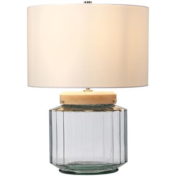 Luga E27 60W lampe de table en verre clair Elstead
