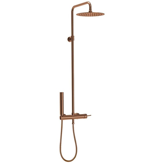 Luisa colonne de douche mécanique cuivre brossé Essebagno
