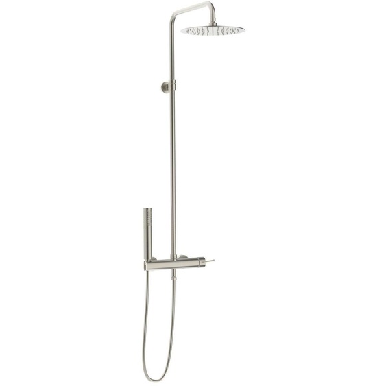 Luisa colonne de douche mécanique façon inox Essebagno