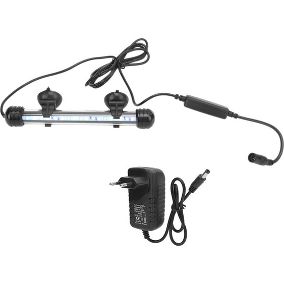 Lumière daquarium éclairage étanche du réservoir à poissons avec LED 3 modes gradable 100-240Veu-fiche 18 cm