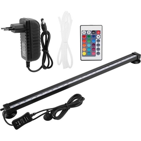 Lumière de la vessie du réservoir à poissons LED sous-marine avec kit de télécommande pour aquarium 46 cm