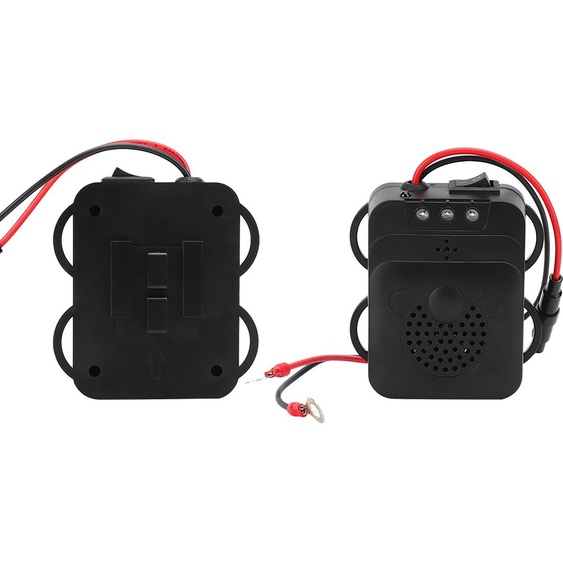 Lumière stroboscopique LED Expulseur de souris Ultrasonique Répulsif électronique monté sur véhicule Répulsif à rats 12V