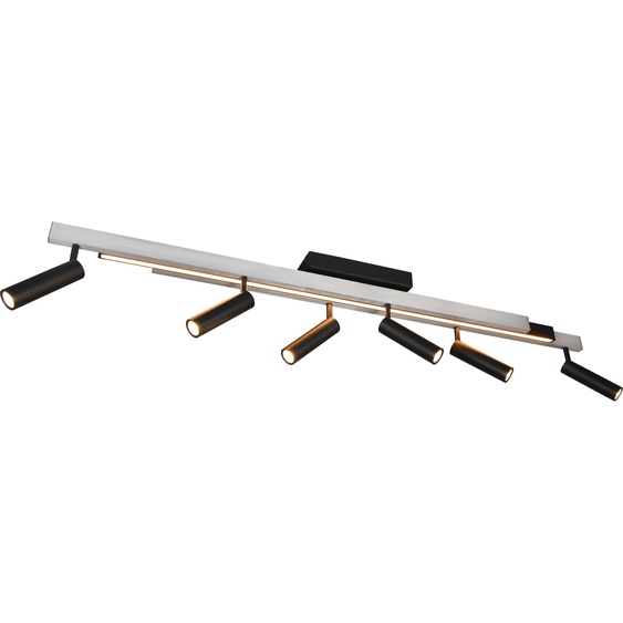 Luminaires TRIO Plafonnier ZENO BHT 180x23x8,50 cm gris Plafonnier