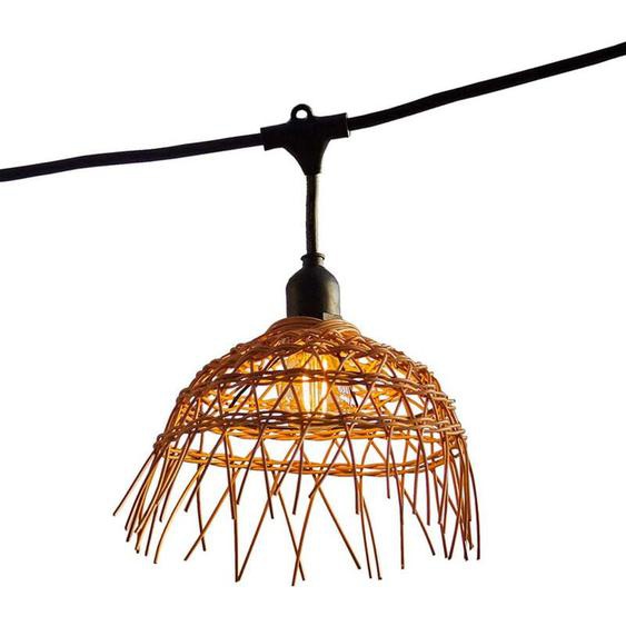 Lumisky - Guirlande exotique hawaii light Bois Polypropylène 6M 10xE27
