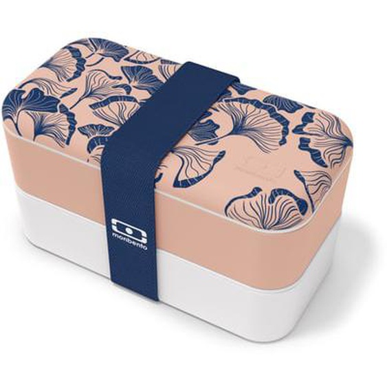 Lunch Box MB Original graphic ginko beige et bleu 1L