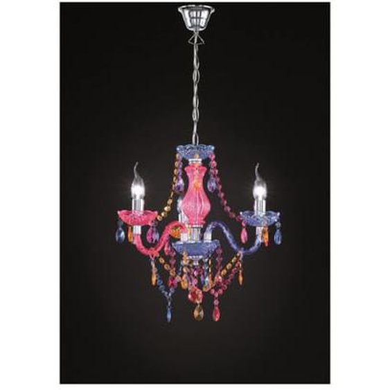Lustre baroque 3 Lampes