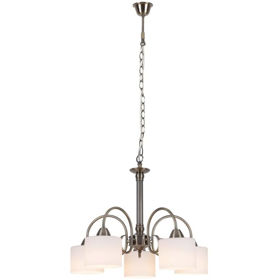 Lustre classique E27 5x60W couleur laiton antique 7276 Edith Rabalux