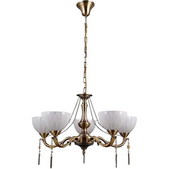 Lustre Italux Baxio LED stylisé blanc MD38445-5