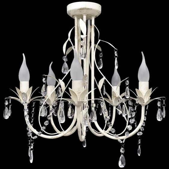 Lustre suspendu en cristal 5 douilles dampoule