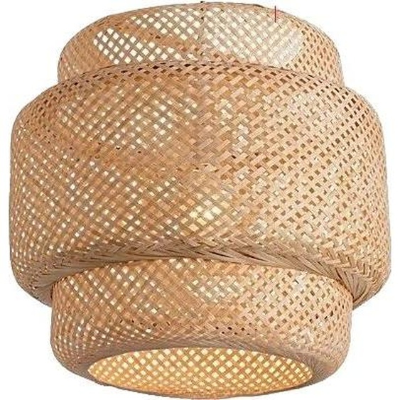 Lustres, structures en bambou, compatibilité E27, 50 cm, sans ampoule