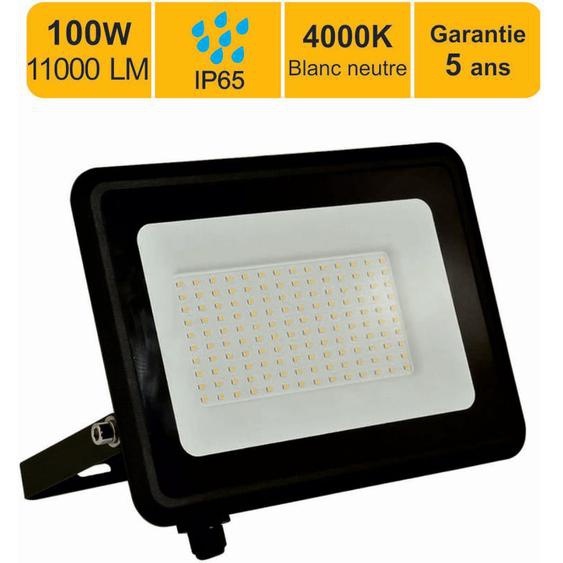 Lutece-arc - Projecteur led 100W 11000 lm 4000K IP65 connexion en direct - garantie 5 ans