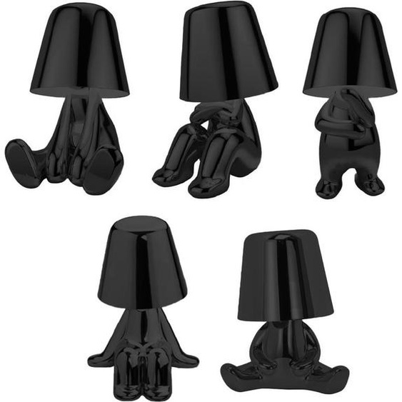 Luxe - Bins Brother Lampe de table - Noir - Set van 5