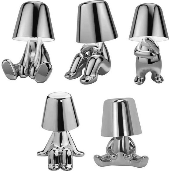 Luxury - Lampe à poser Bins Brother - Argent - Lot de 5
